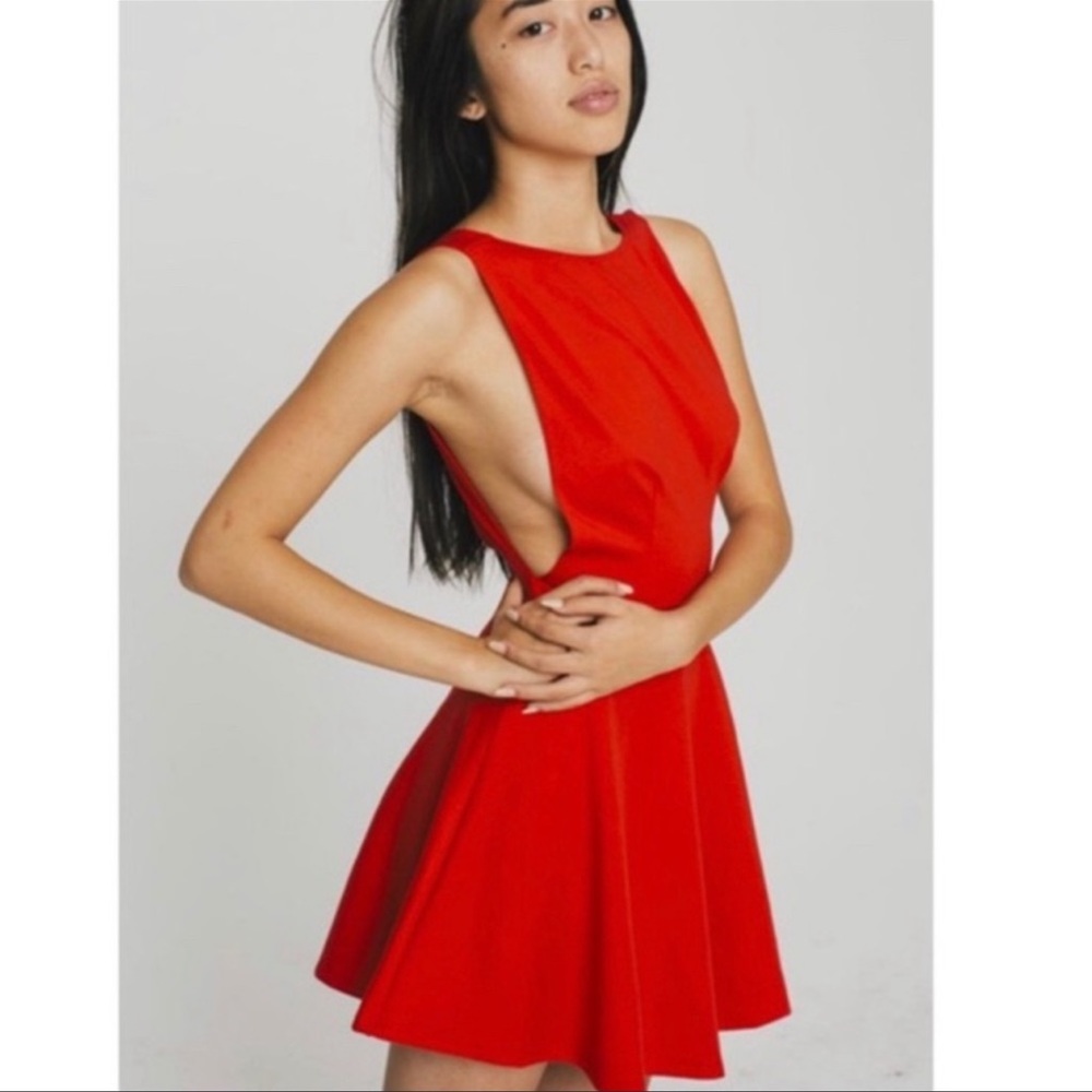 American apparel backless dress